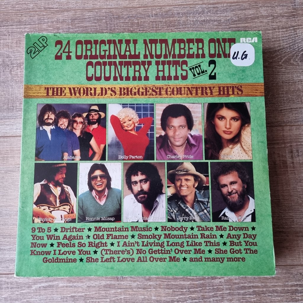 2xLP Various – 24 Original Number One Country Hits Vol. 2, CD & DVD, Vinyles | Compilations, Enlèvement ou Envoi, Double LP, Utilisé