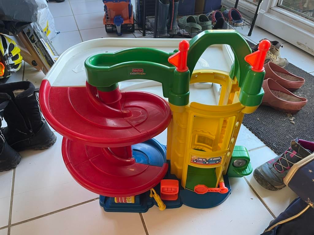 Garage Fisher Price Little poeple, Ophalen, Gebruikt