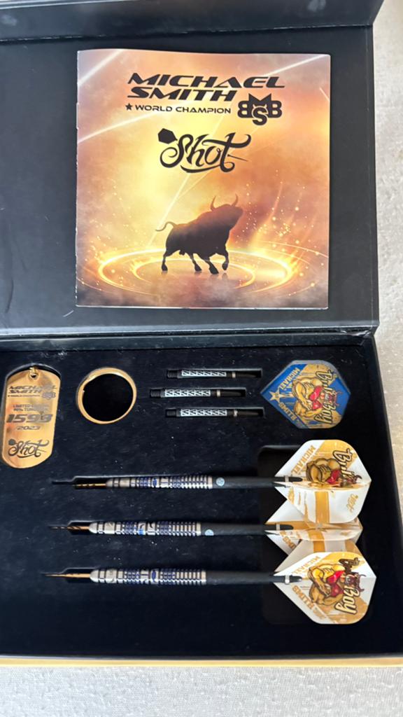 Michael Smith limited edition, Sport en Fitness, Darts, Ophalen of Verzenden, Nieuw