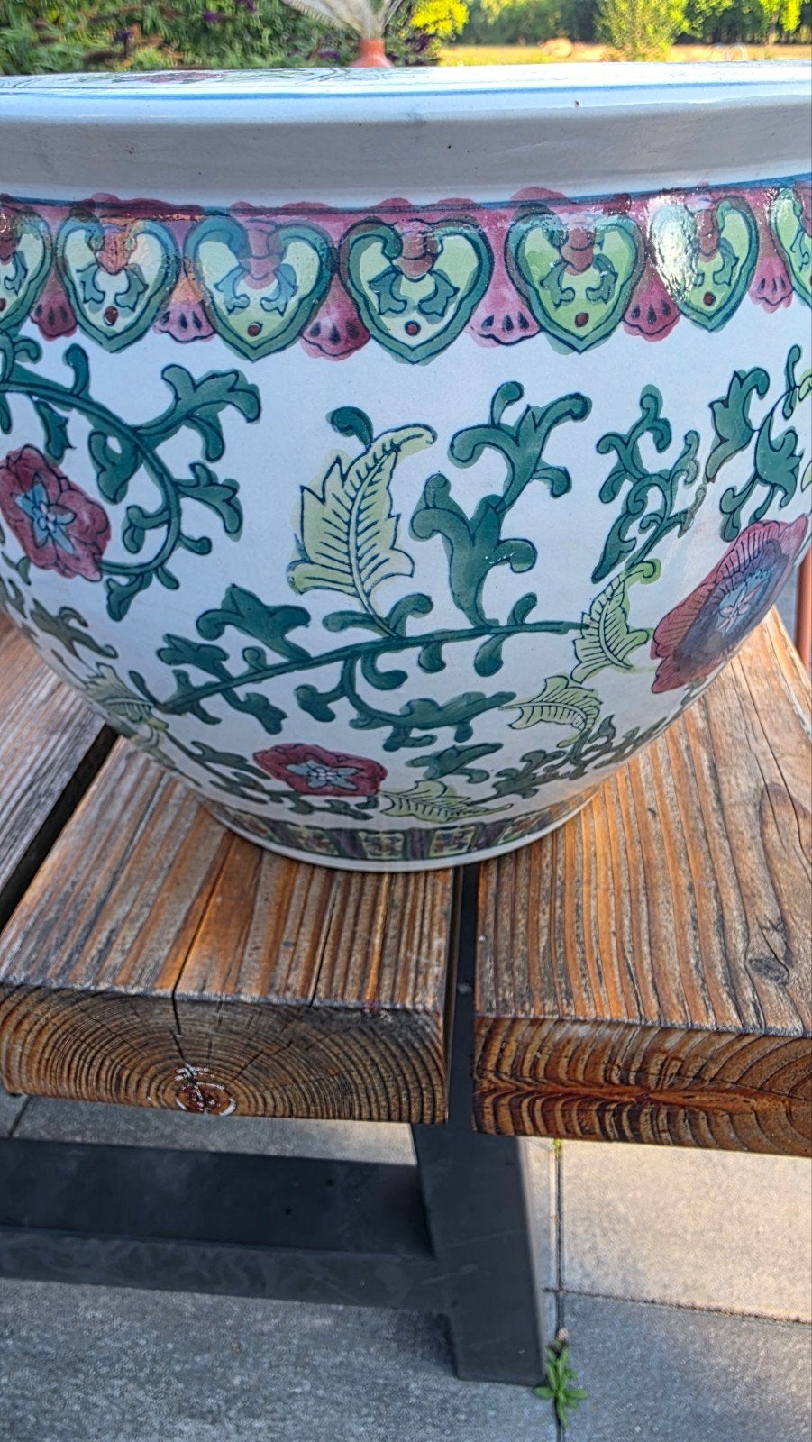 Chinees porseleine cachepot, Tuin en Terras, Ophalen