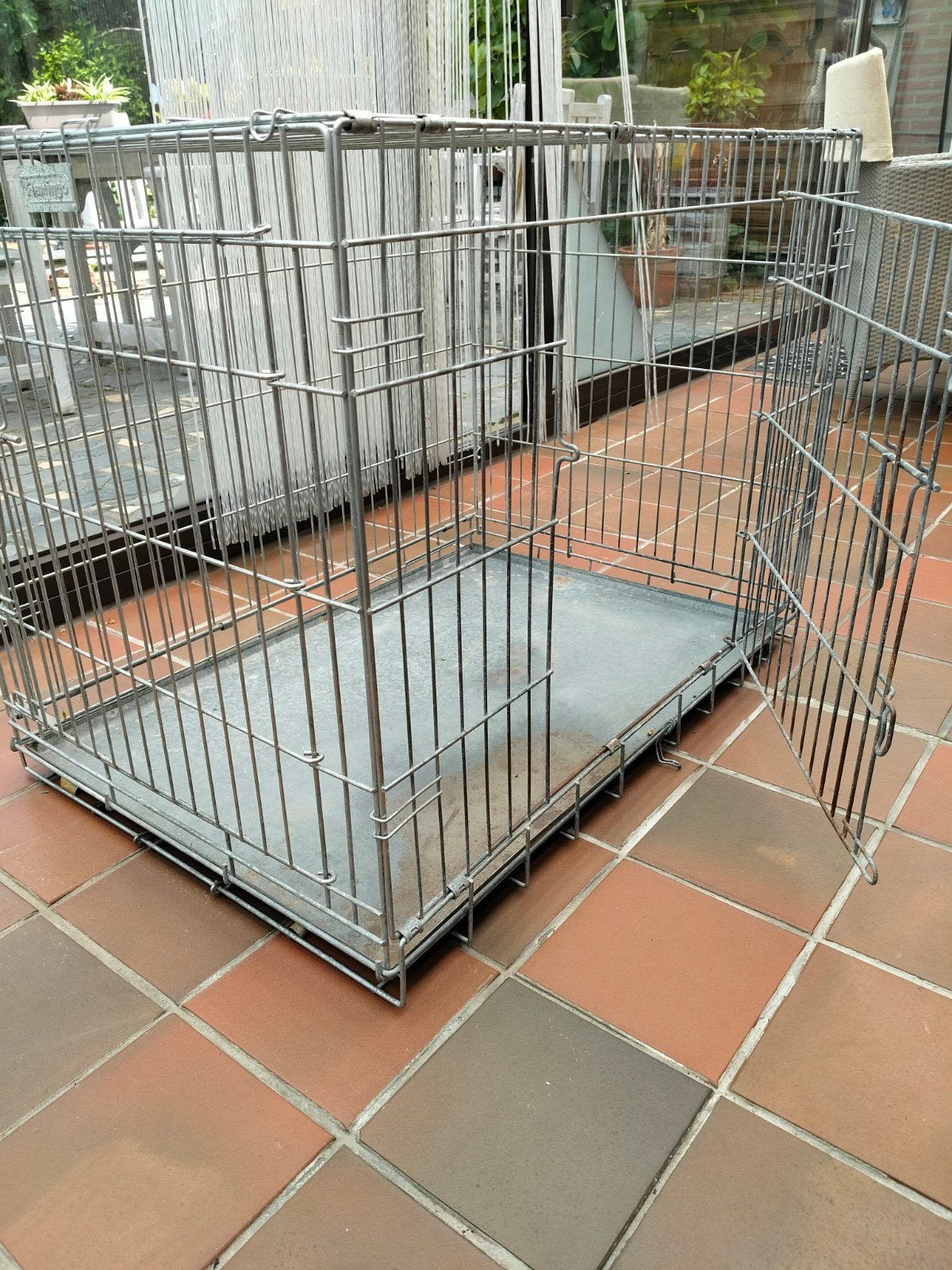 Honden bench met metalen lade, Dieren en Toebehoren, Ophalen