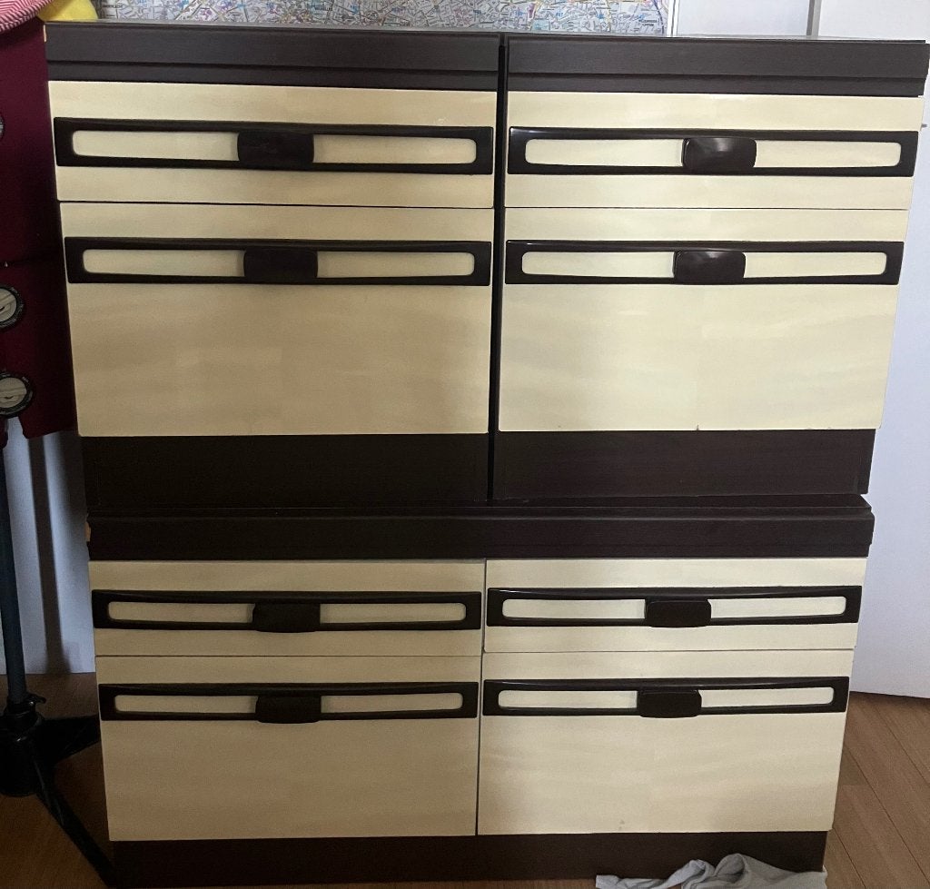 Meubles bas vintage, Avec tiroir(s), 25 à 50 cm, Enlèvement, Utilisé