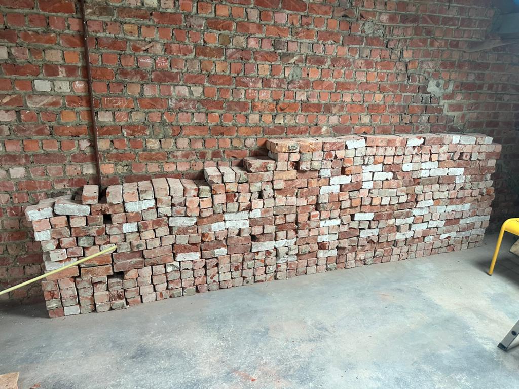 Bakstenen gratis, Doe-het-zelf en Bouw, Metselstenen, Gebruikt, Bakstenen, Ophalen