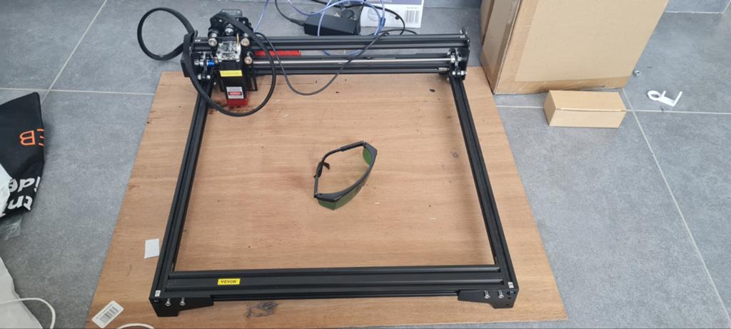 Laser graveerder vevor L4040, Ophalen