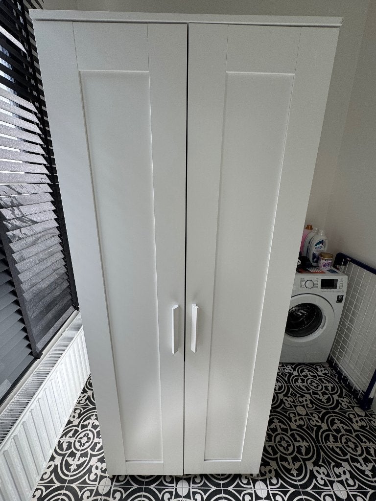 Jassenkast (wit), Ophalen, Met deur(en), Overige materialen, 50 tot 100 cm