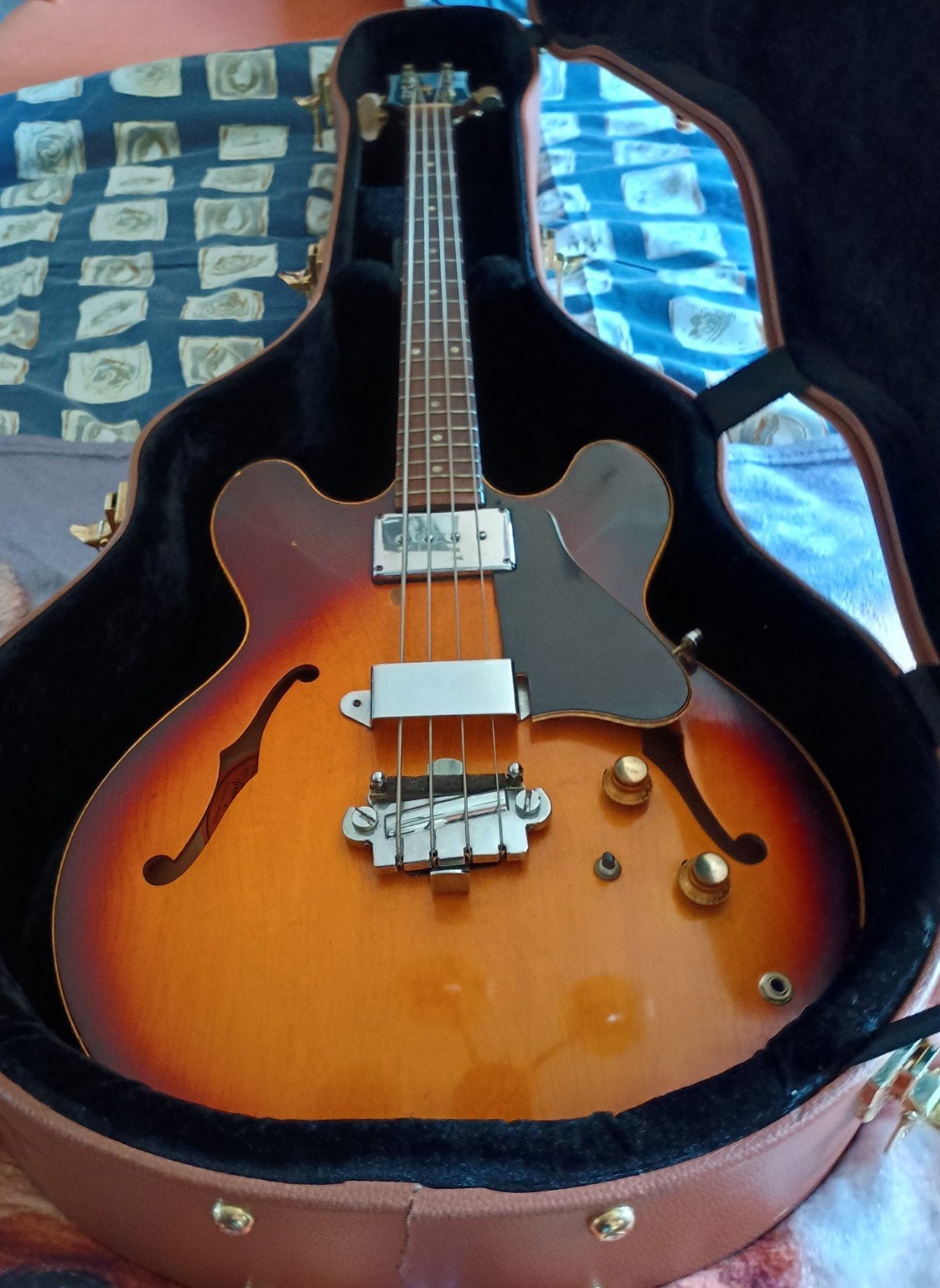 GIBSON EB-2 1967 EXC. ÉTAT DES BASSES avec étui, Musique & Instruments, Enlèvement ou Envoi, Comme neuf, Électrique