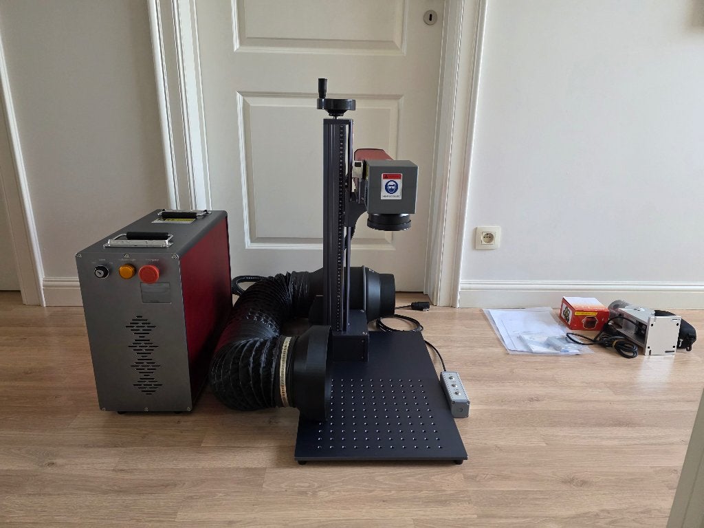 Mopa JPT 100w fiber laser graveren snijden voor goudsmeden, Ophalen, Zo goed als nieuw