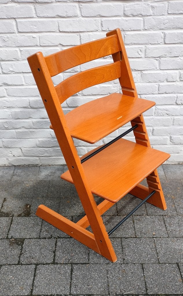 Stokke Tripp Trapp. Naturel. Kinderstoel. Meegroeistoel., Kinderen en Baby's, Ophalen, Gebruikt, Meegroeistoel, Stoelverkleiner