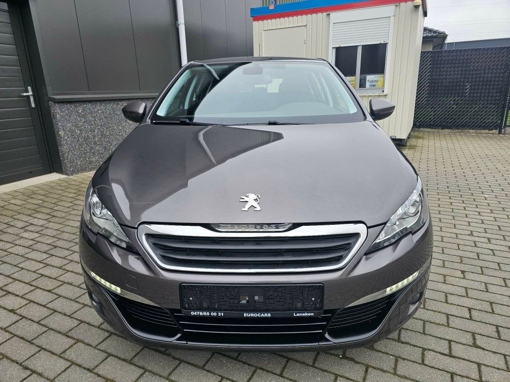peugeot 308 1.2 benzine pure tech AUTOMAAT/ 1STE EIGENAAR, Automaat, Stof, Bruin, Bedrijf