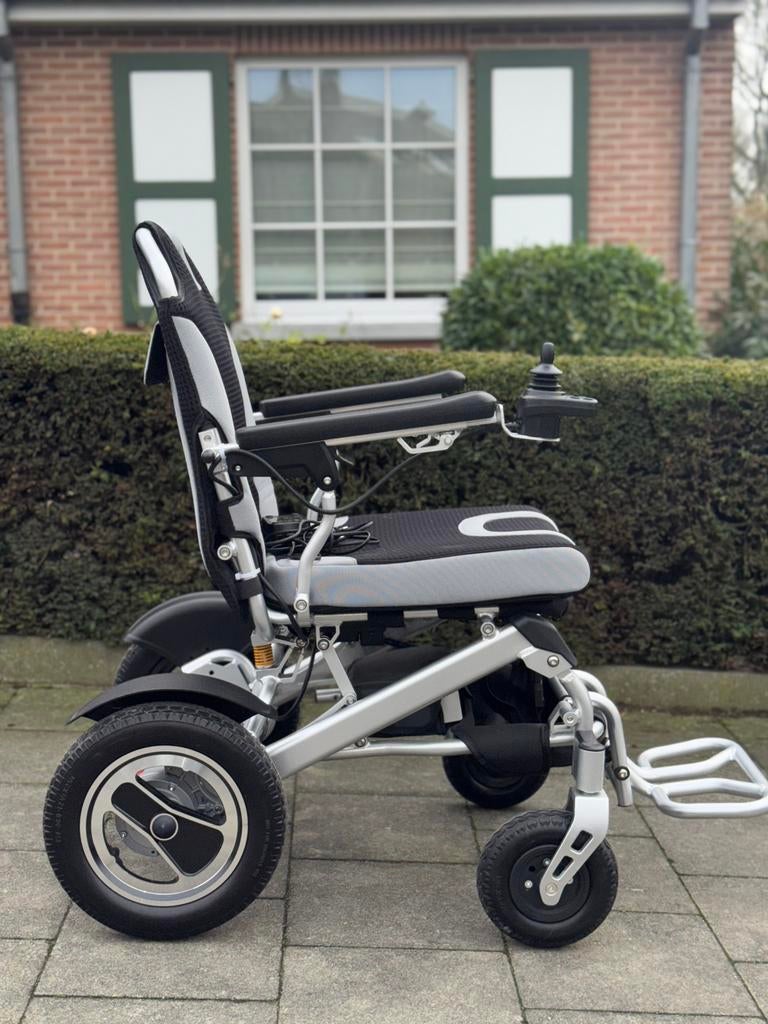 Opvouwbare Plooibare elektrische rolstoel nieuwstaat, Diversen, Rolstoelen, Zo goed als nieuw, Elektrische rolstoel, Inklapbaar