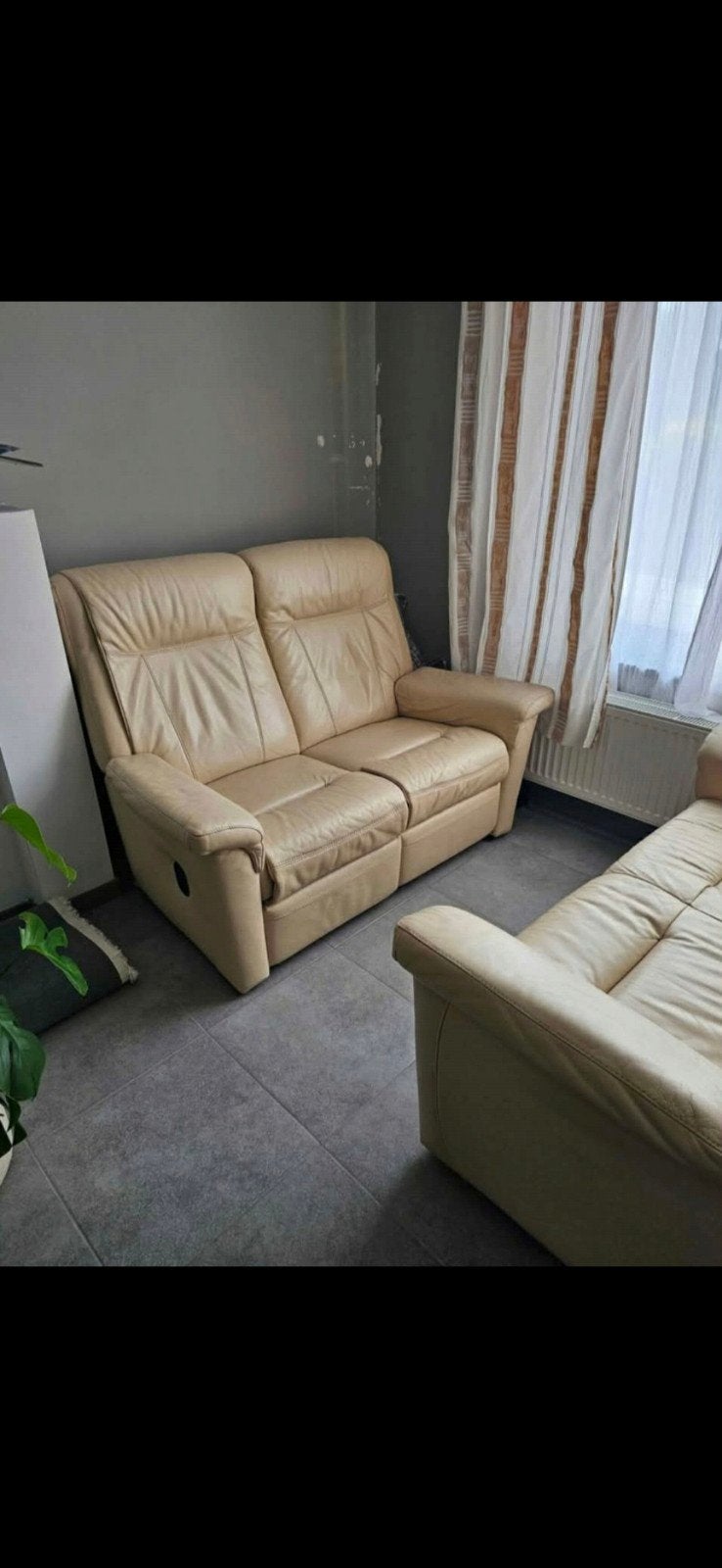 salon avec relax, Maison & Meubles, Enlèvement, Cuir