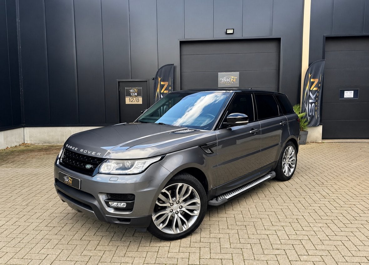SKN MOTORS PRESENTEERT  RANGE ROVER SPORT 3.0 SDV6 — 2016, Auto's, Automaat, Leder, Bedrijf, Vierwielaandrijving