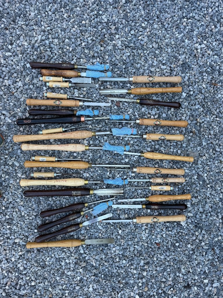 Ensemble de gouges à bois pour tournage, Enlèvement, Utilisé, Outil de coupe, Autres marques