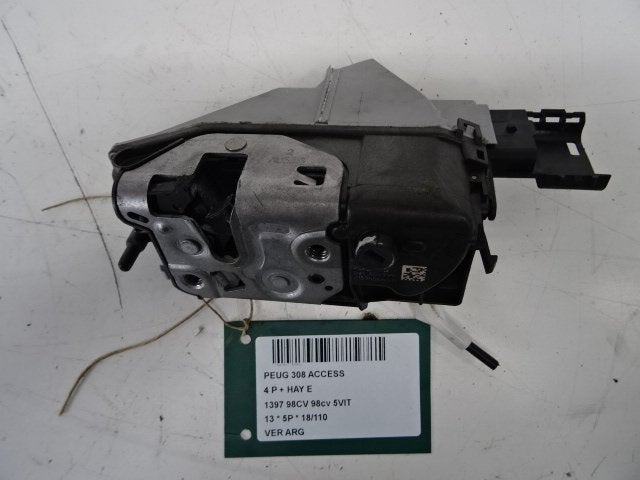 SERRURE DE PORTE ARRIÈRE GAUCHE Peugeot 308 (4A / C), Autos : Pièces & Accessoires, Carrosserie & Tôlerie, Utilisé, Arrière, Peugeot