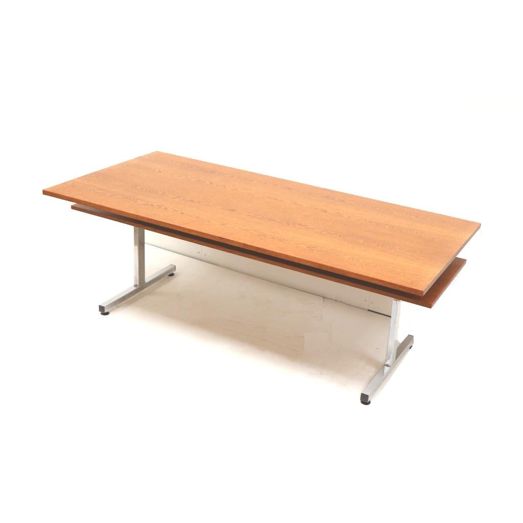 Vintage vergadertafel eettafel tafel jaren '60 '70 design, Verzenden