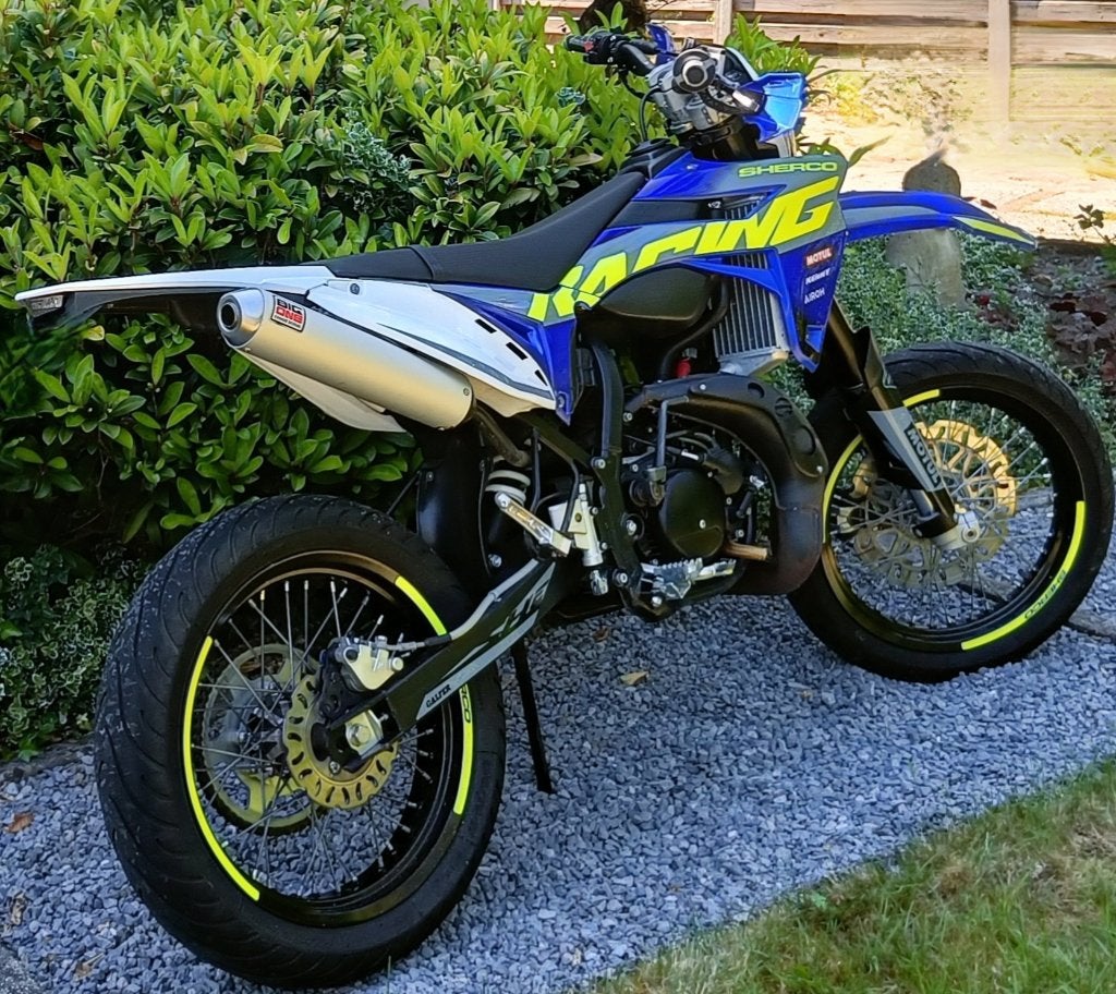 Sherco SM-RS 50 Édition Factory Racing, Autres marques, Comme neuf, 6 vitesses, Enlèvement