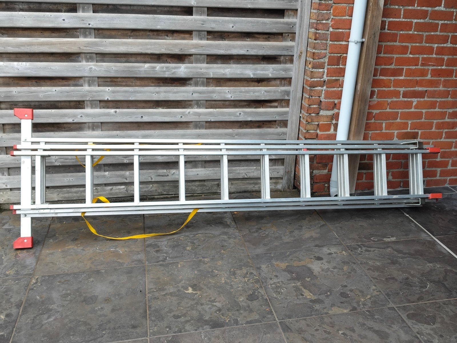 uitschuifbare ladder 10 treden in 3 delen, Pliable ou rétractable/escamotable, Comme neuf, Échelle, Enlèvement