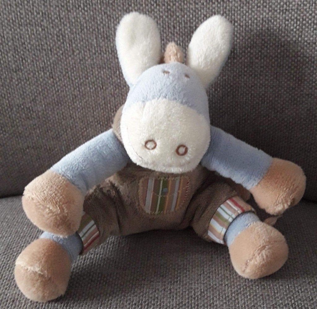 Peluche âne - Noukies, Enfants & Bébés, Autres marques, Comme neuf, Enlèvement, Autres types