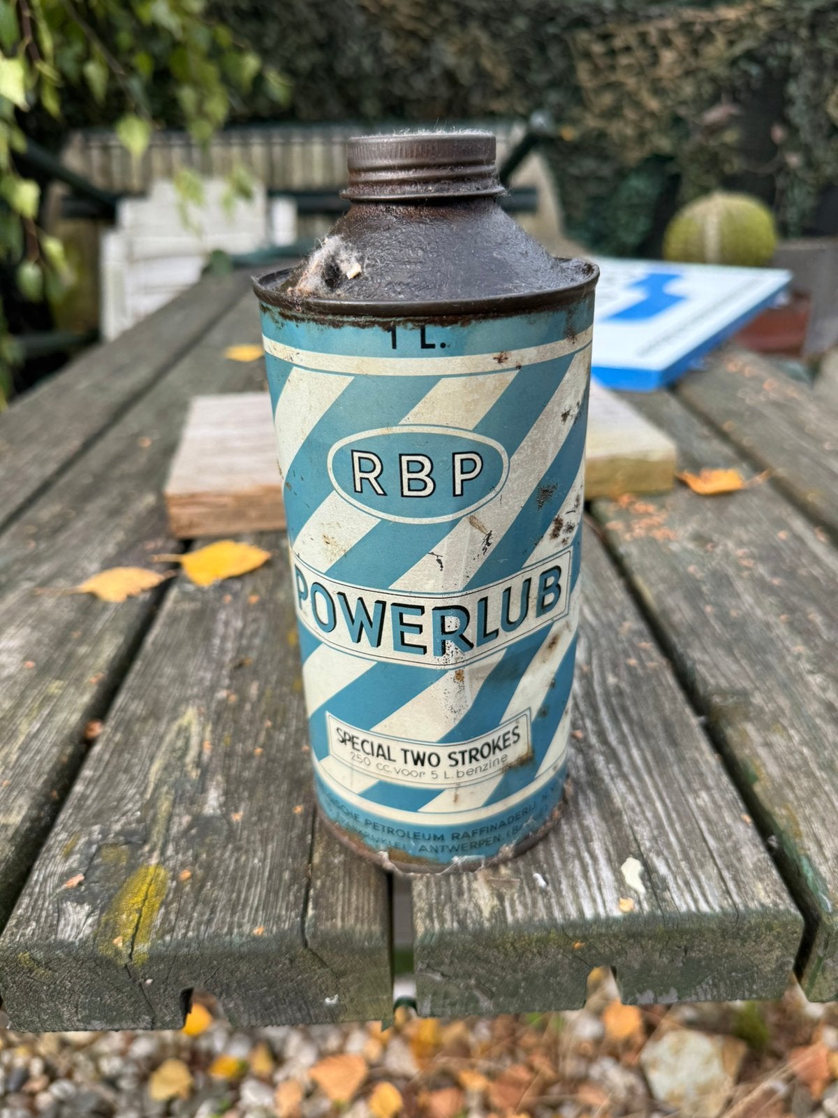 RBP Powerlub 2 takt olie blik, Gebruikt, ., ., .