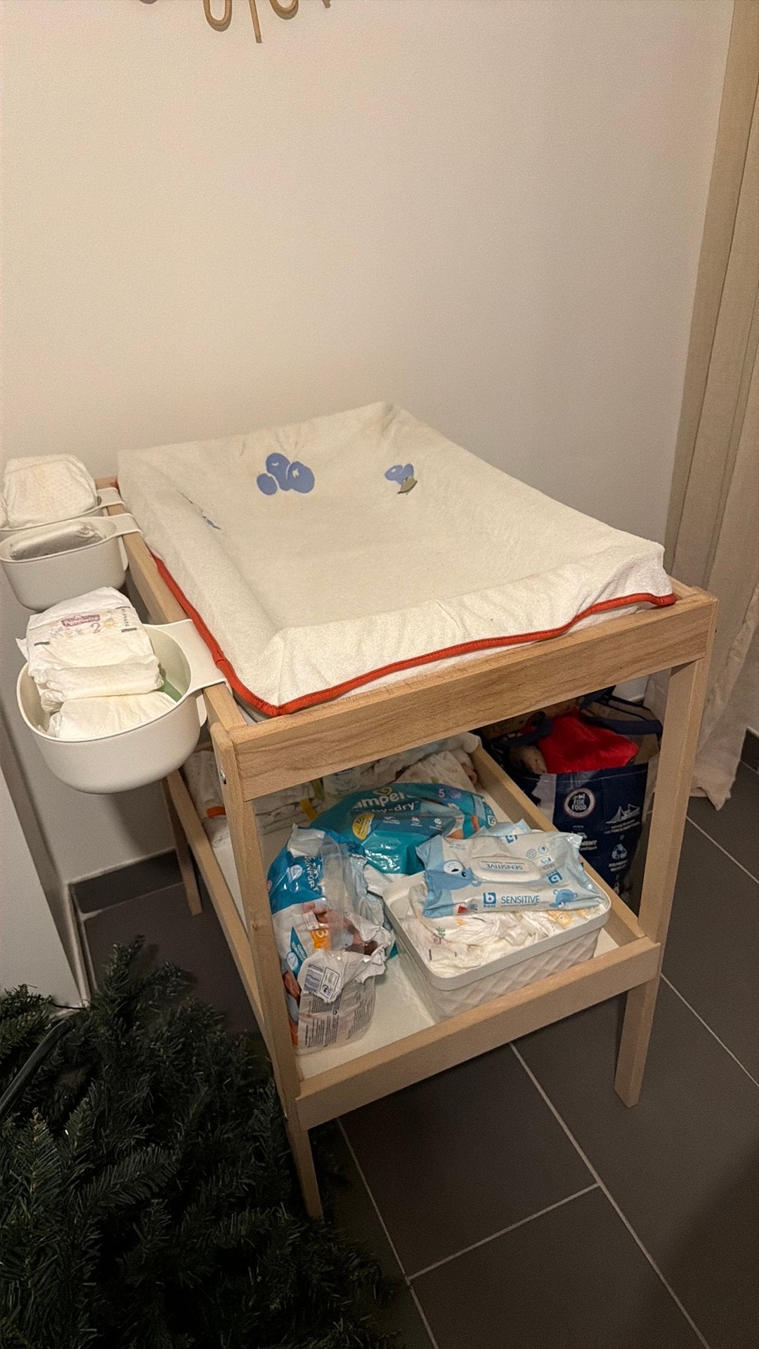 table à langer en bois., Kinderen en Baby's, Kinderkamer | Tafels en Stoelen, Ophalen, Zo goed als nieuw