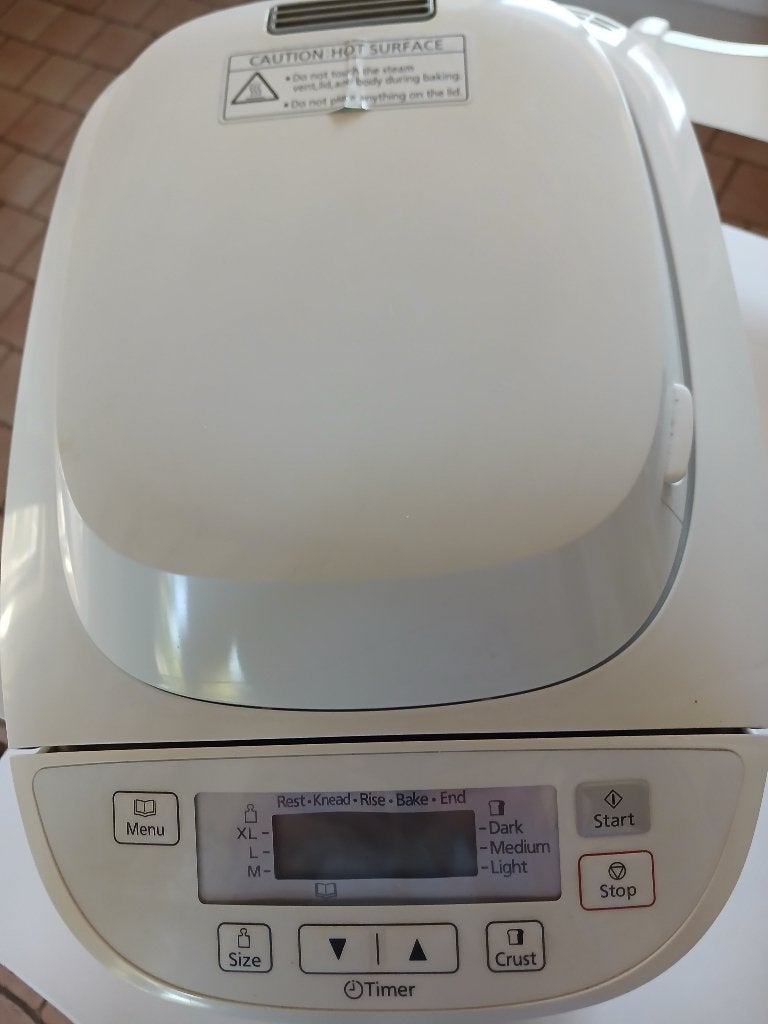 machine à  pain panasonic, Elektronische apparatuur, Broodbakmachines, Meer dan 10 programma's, Zo goed als nieuw, 400 tot 800 gram deeg
