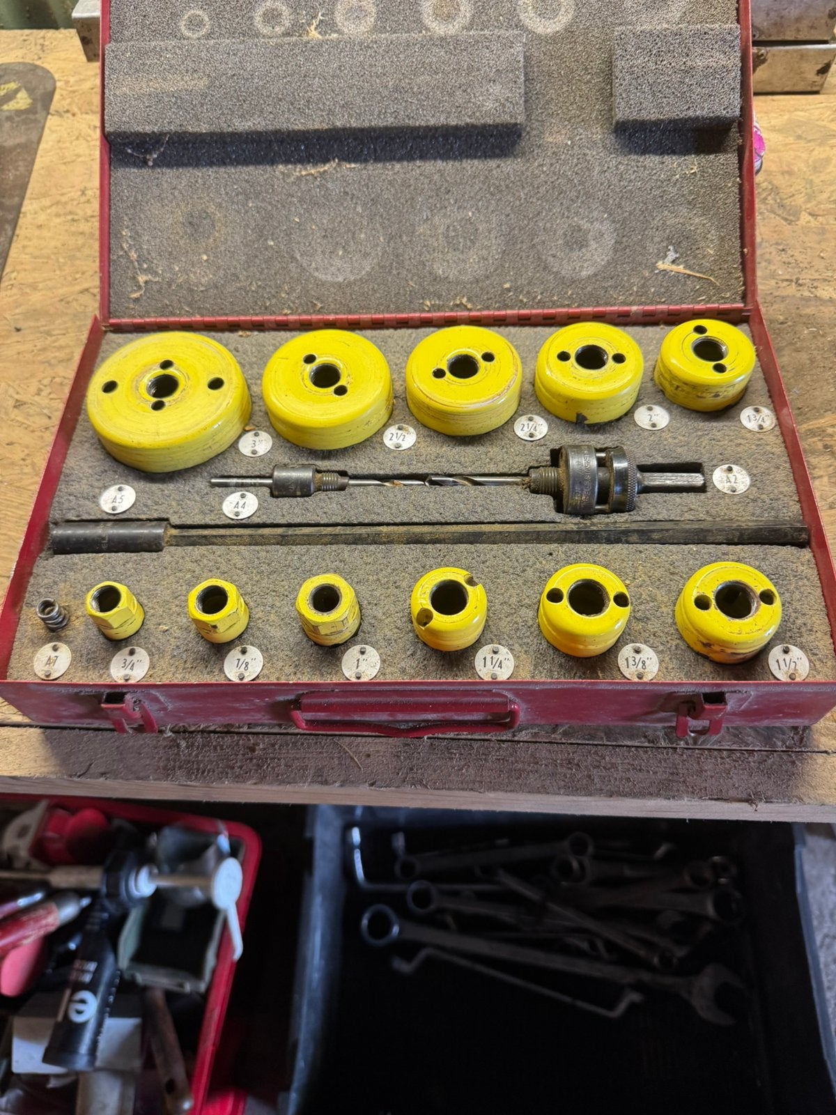 Starrett boren, Ophalen, Gebruikt