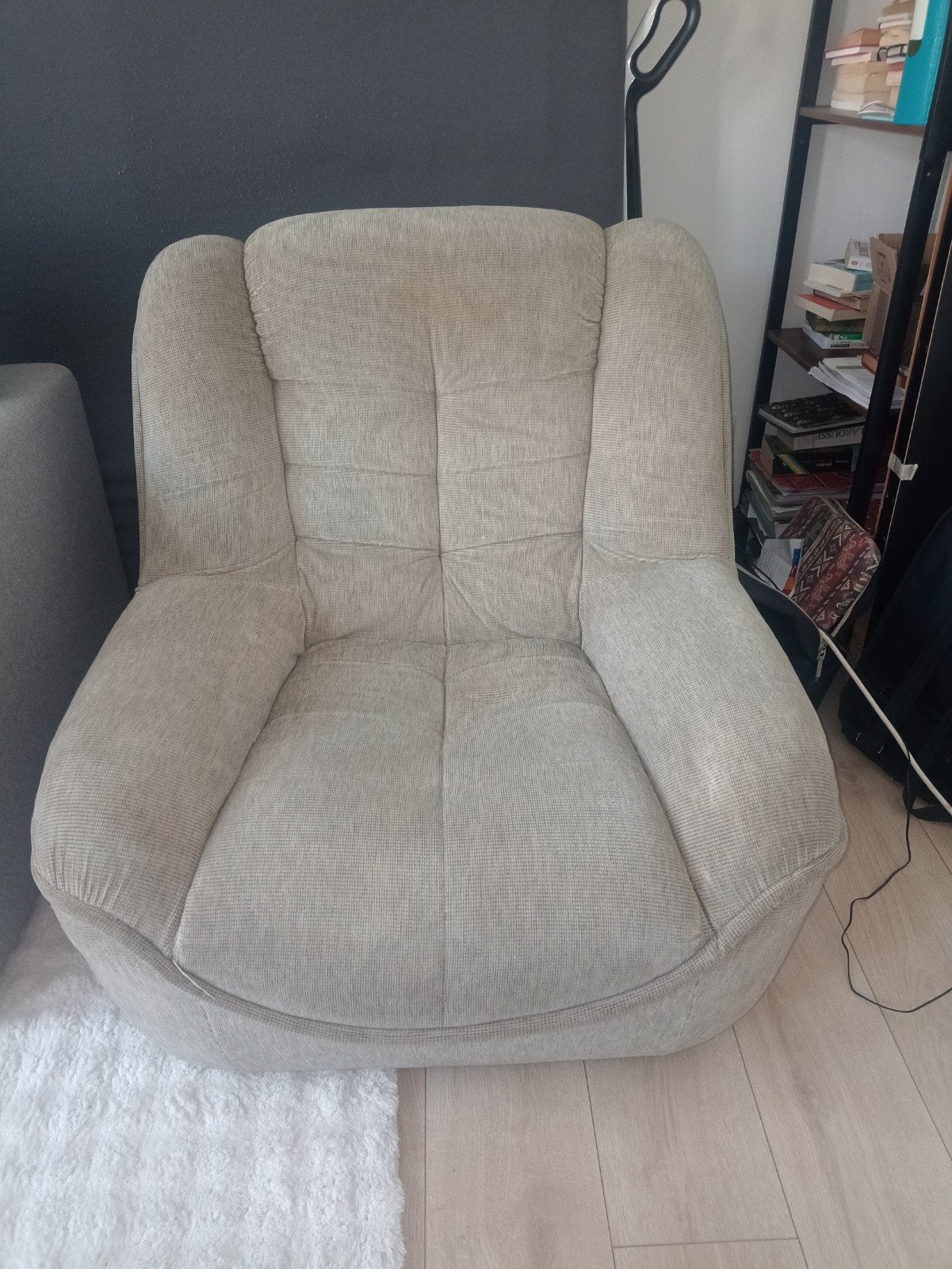 Fauteuil en tissus, Maison & Meubles, Fauteuils, 75 à 100 cm, Enlèvement, Utilisé, 75 à 100 cm