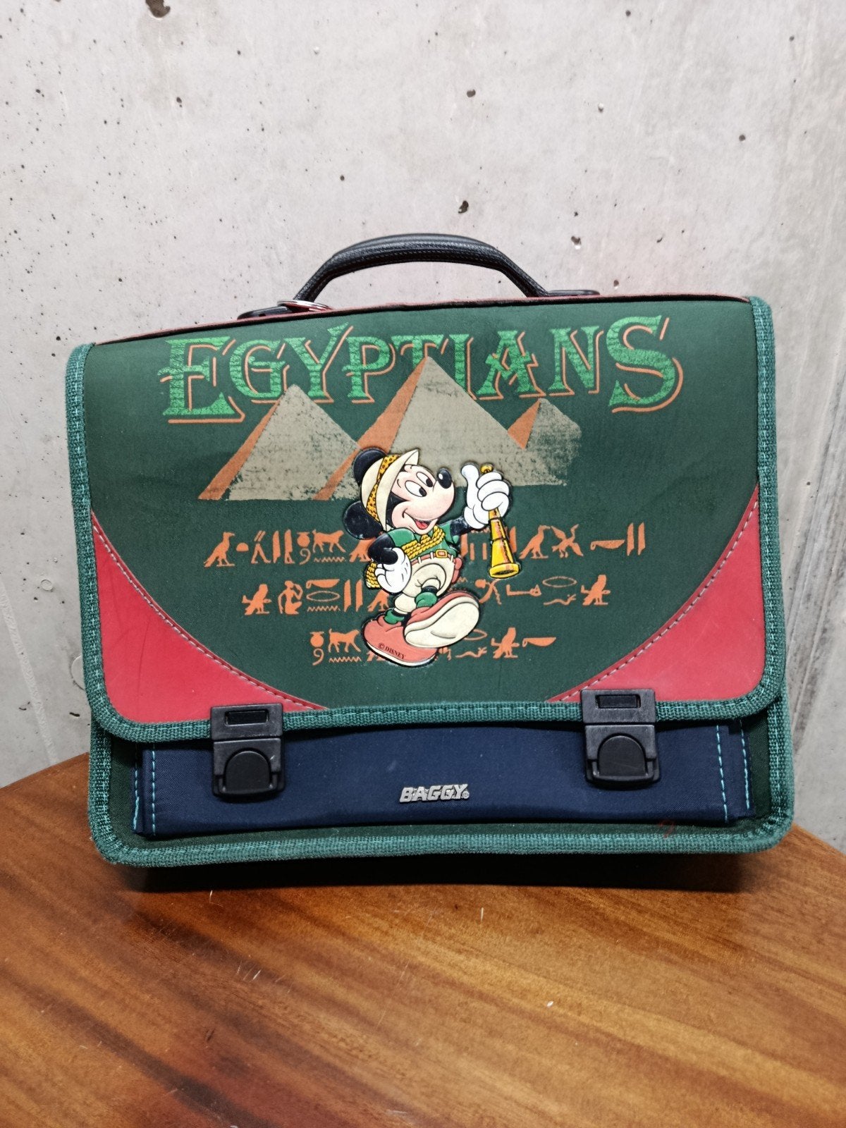 vintage Micky Mouse baggy boekentas, Handtassen en Accessoires, Tassen | Schooltassen, Ophalen of Verzenden, Gebruikt