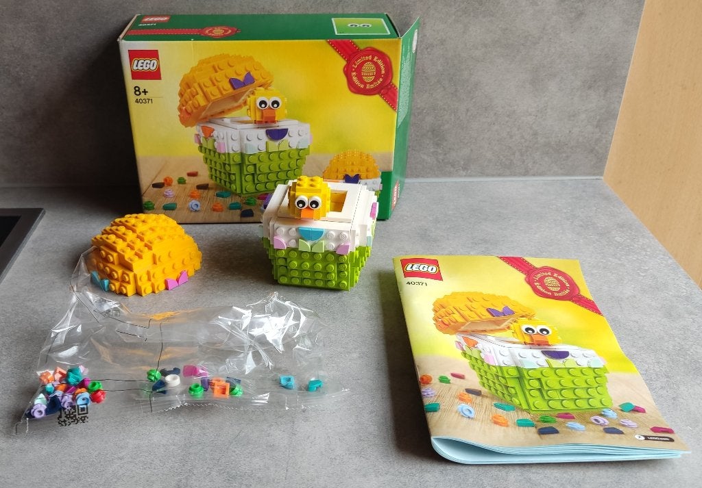 lego 40371 paasei met kuiken limited edition, Lego, Ophalen of Verzenden, Zo goed als nieuw, Compleet