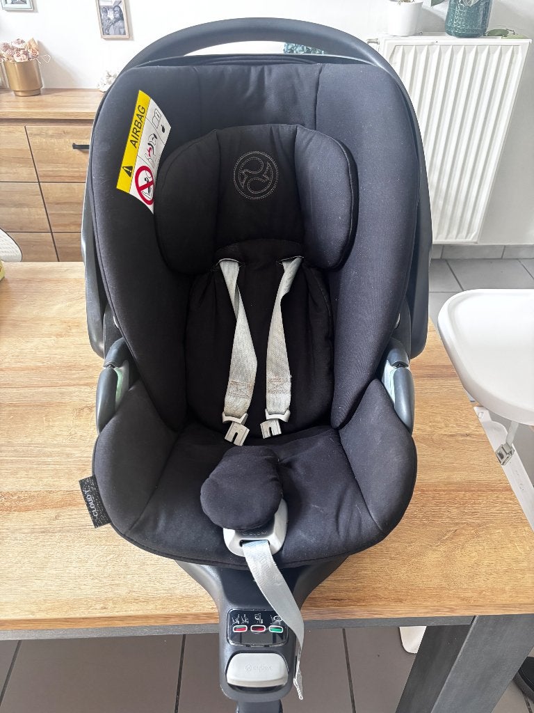 Maxi cosy + base isofix cybex, Enfants & Bébés, Sièges auto, Autres marques, Enlèvement, Utilisé, Protection latérale