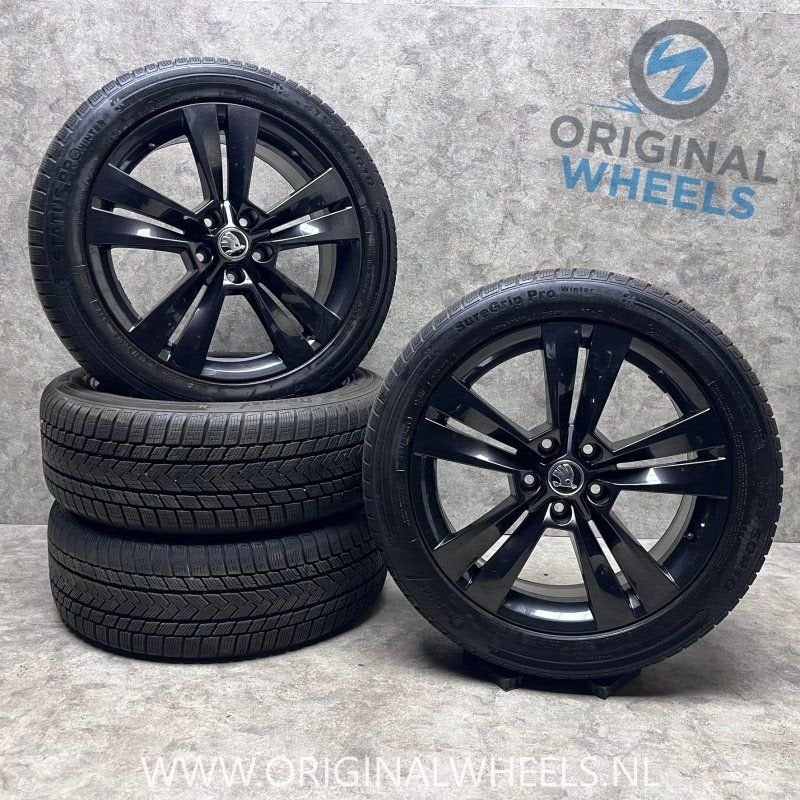 18 inch velgen + winterbanden Skoda Karoq | Superb 57A601025, Auto-onderdelen, 18 inch, 215 mm, -, -