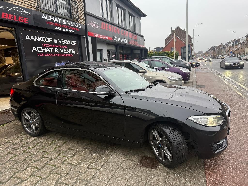Bmw 220I Essence Coupe 184Pk 45000km Sport Line, Autos, BMW, Cuir, Euro 6, Entreprise, Carnet d'entretien