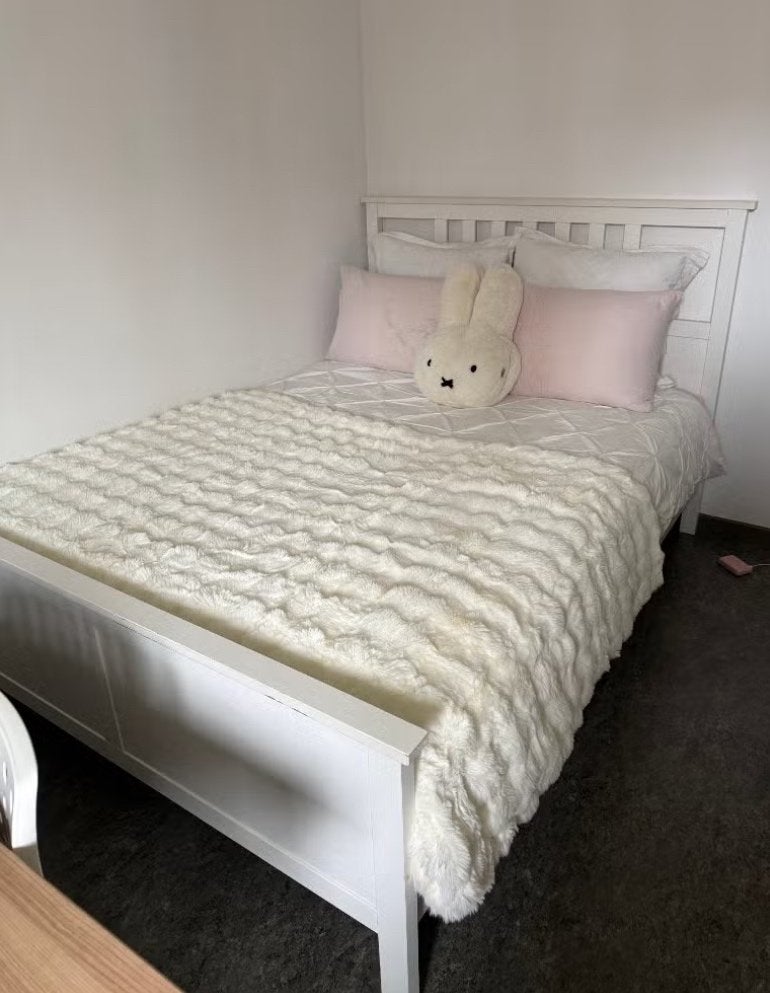 IKEA twijfelaar (200X150), Ophalen, Gebruikt, Wit, Steigerhout