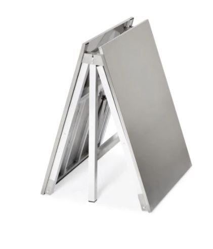 Inox tafel opklapbaar 2m, Ophalen of Verzenden, Nieuw in verpakking, Inox Meubilair