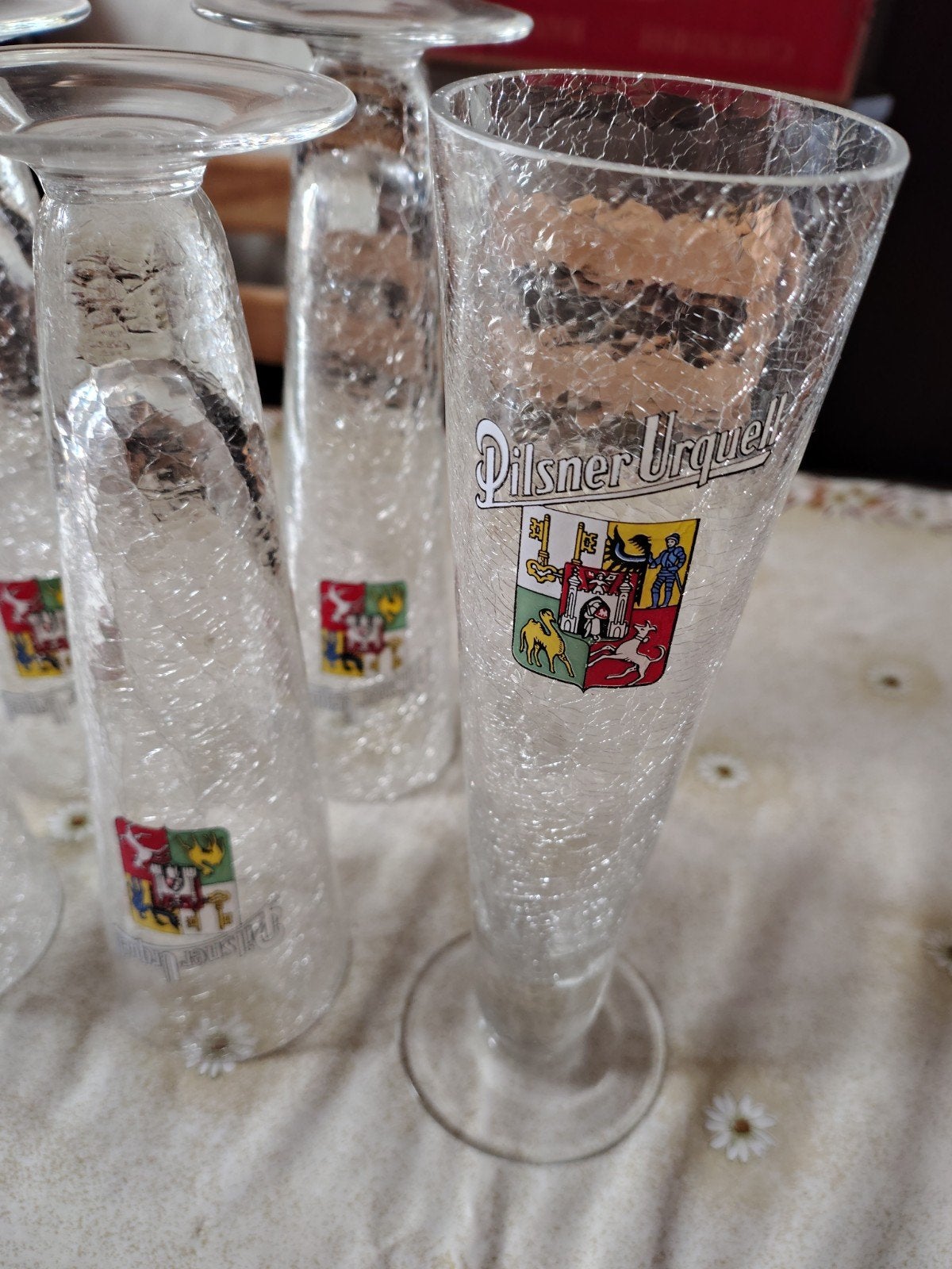 Urquelle glazen, Ophalen