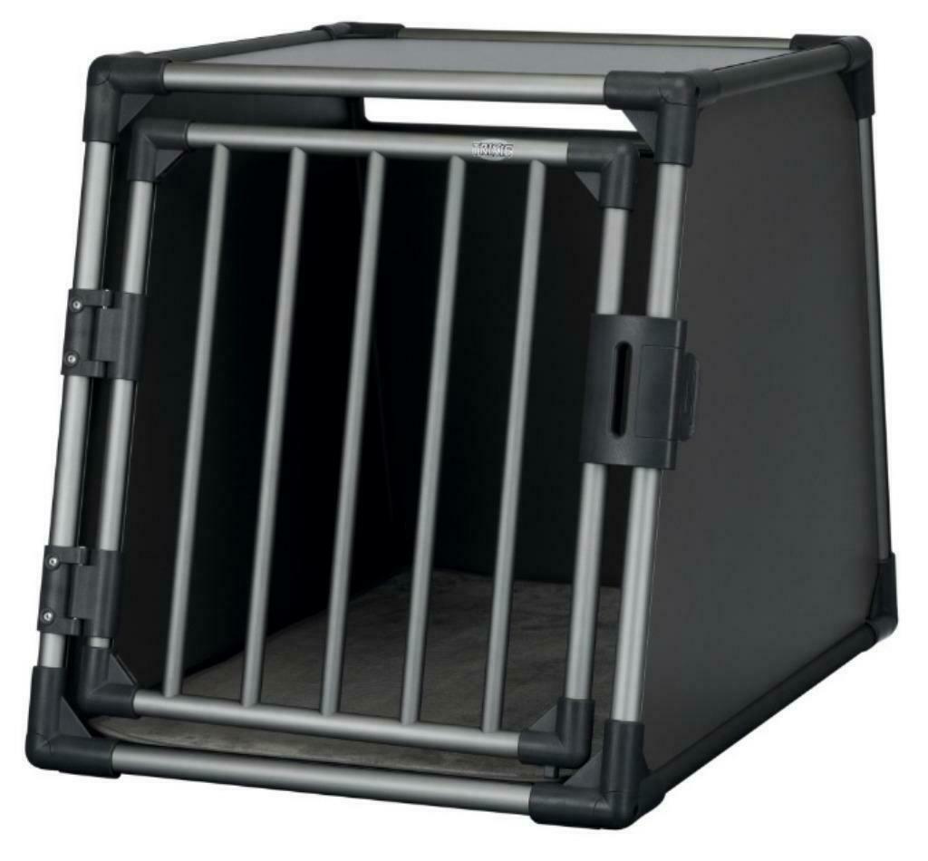 Aluminium Vervoersbox Grafiet Medium-Large, Dieren en Toebehoren, Hondenhokken, Nieuw, 65 tot 100 cm, 75 tot 110 cm, Ophalen
