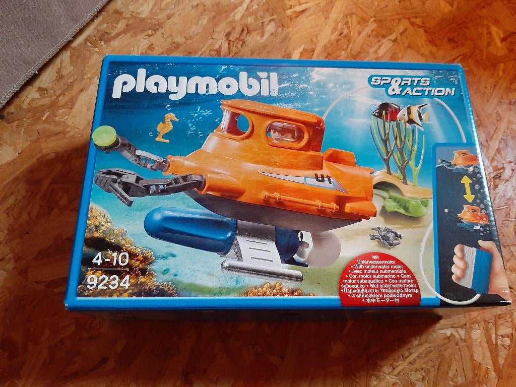 Playmobil 'Duikboot met onderwatermotor' 9234, Kinderen en Baby's, Speelgoed | Playmobil, Ophalen of Verzenden, Zo goed als nieuw