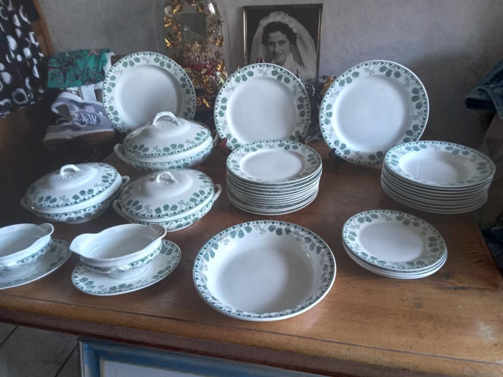 eetservies B.F.K oude boch Belgie TRIFOLIUM, Enlèvement