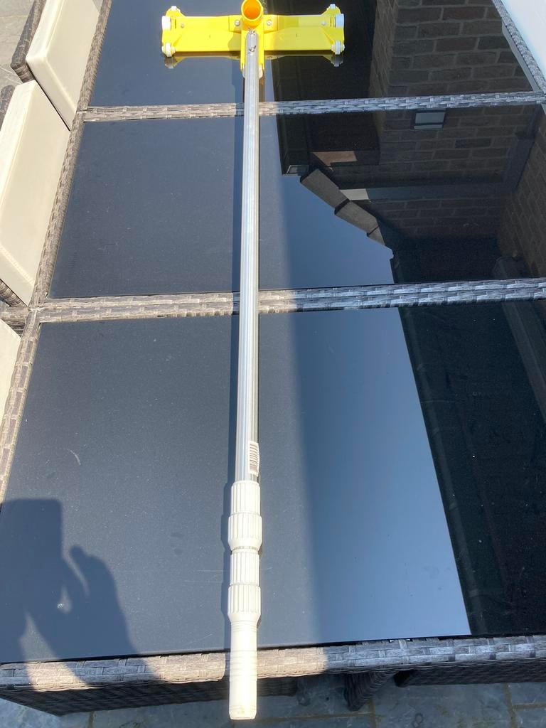 Bodemzuiger fairlocks met telescopische steel tot 350cm, Tuin en Terras, Ophalen, Zo goed als nieuw