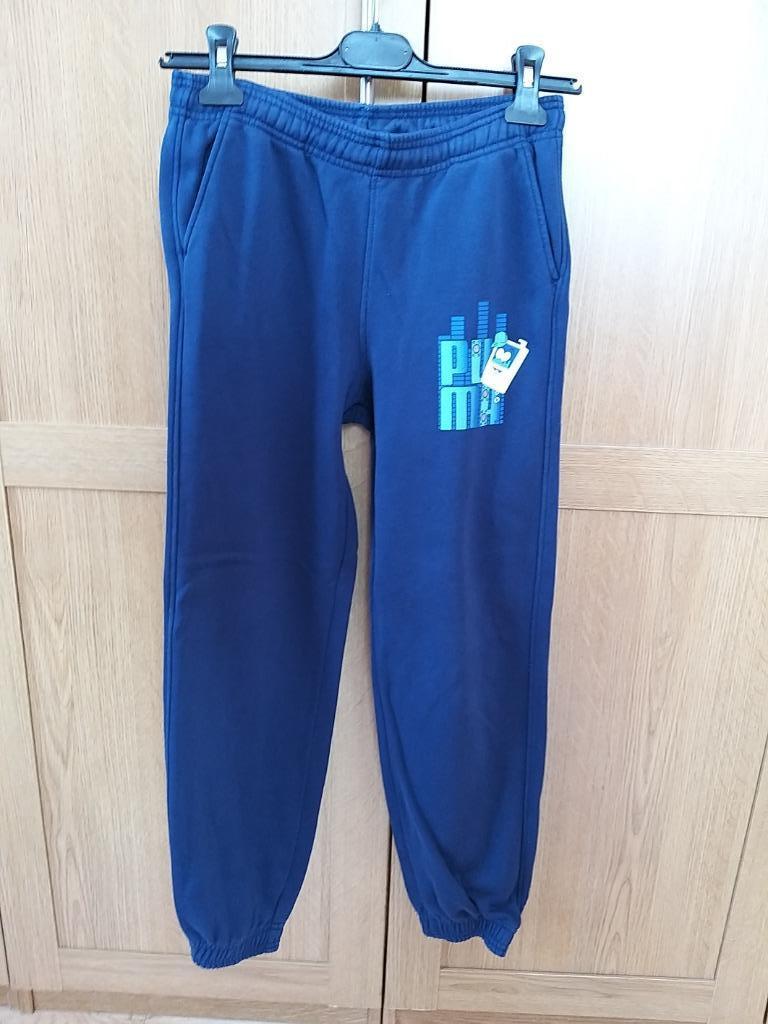 Puma training pantalon bleu ajustable logo console jeuxvidéo, Enlèvement ou Envoi, Utilisé, Puma, Garçon ou Fille