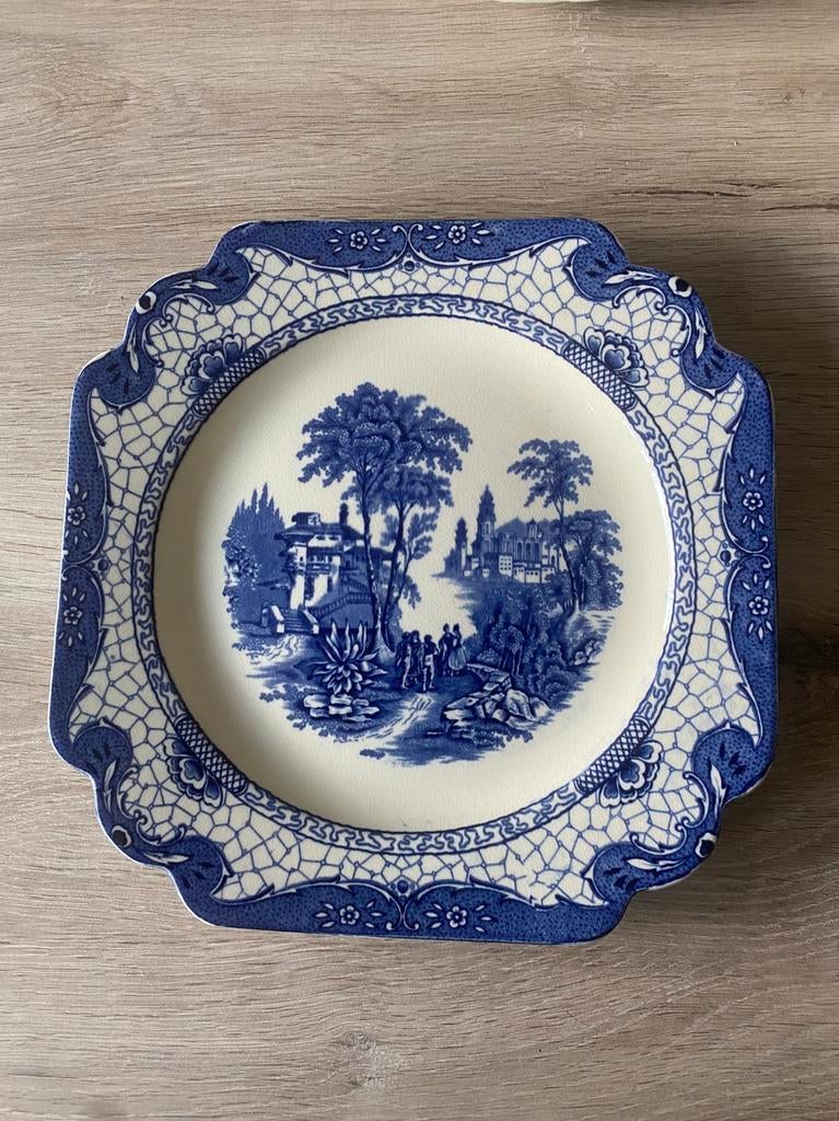 Assiette rare porcelaine anglaise « Landscape ADAMS 1657 », Antiquités & Art, Enlèvement