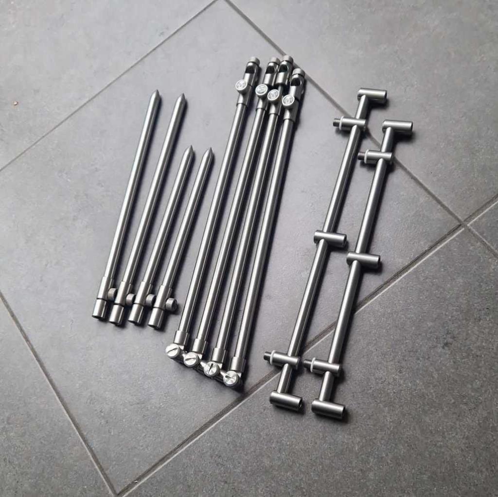 Matrix Innovations RVS rodpod voor 3 hengels, Enlèvement, Neuf, Autres types