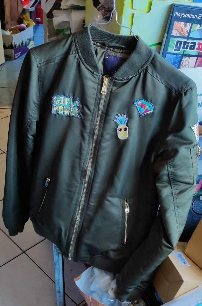 veste bomber kaki enfant fille 152/158 comme neuve, Enfants & Bébés, Enlèvement ou Envoi, Pull ou Veste, JBC, Comme neuf
