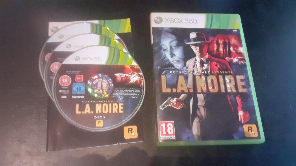L.A. Noire pour Xbox 360, 1 speler, Ophalen, Gebruikt, Avontuur en Actie