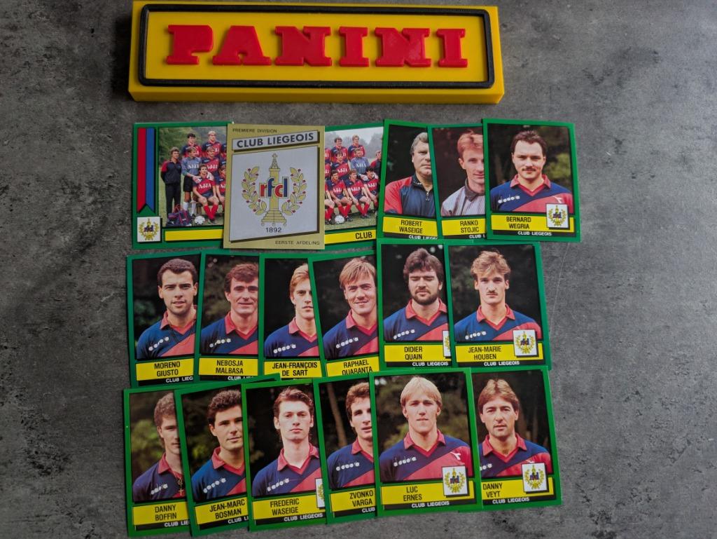 AUTOCOLLANTS PANINI FOOTBALL 89 CLUB  LIEGE FC 18 1989, Envoi, Neuf