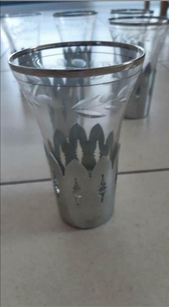 5 verres à thé, Maison & Meubles, Enlèvement ou Envoi