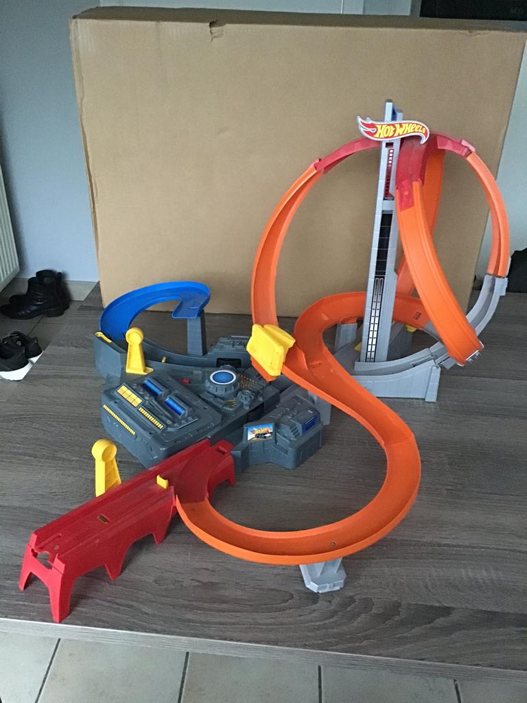 Hot Wheels spin storm track set, Utilisé, Circuit, Hot Wheels, Avec looping