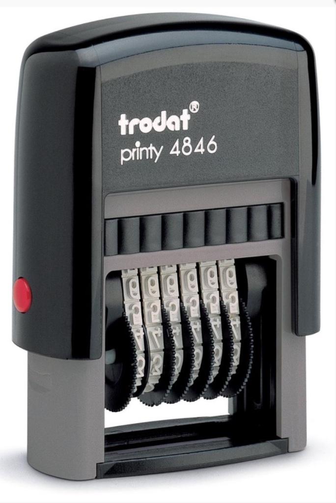 Nummerstempel Trodat Printy 4846, Ophalen of Verzenden, Nieuw