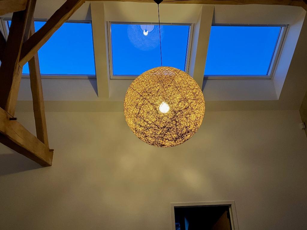 Hanglamp bol 80cm NIEUW, Enlèvement, Neuf, Autres matériaux, 75 cm ou plus