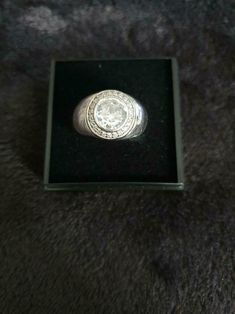 Prachtige ring van Ti Sento maat 52, Enlèvement ou Envoi, Avec cristal, Utilisé, Femme